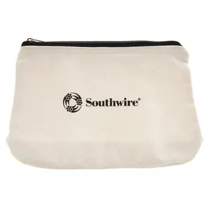 12 in. Canvas Zipper Bag Tool Pouch