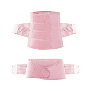 Postpartum Belly Band Waist Trainer Pelvic Support Belt Breathable Recovery Shapewear for Natural & C-Section Birth