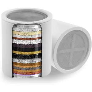 2 Pack 18 Stage Shower Filtered Cartridges, Replacement Multi-Stage Shower  Filter  - Longest Lasting High Output Universal Shower Filter Blocks Chlorine & Toxins