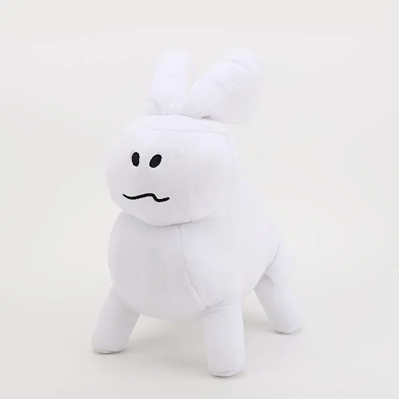 Forsaken Gubby Plush Cute Rabbit Stuffed Animal Toy - Adorable White Rabbit with Expressive Eyes, Soft Polyester Home Decor, Perfect Gift for Gamers & Collectors, Birthday Christmas Party Decoration, Stuffed Rabbit, Collector'S Item, Playful Design, Quali