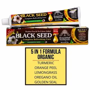 Black Seed Toothpaste – Fluoride-Free Natural Oral Care (5-in-1)