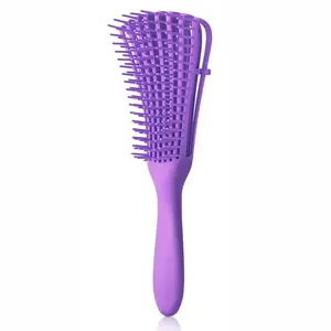 Detangling Brush, Hair Detangling Brush, Curved & Hollow Design Massage Comb, Scalp Massage Tools for Kids & Adults, Gift