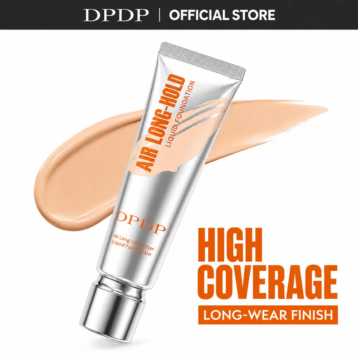 【DPDP Official】 AIR LONG HOLD Powder Foundation (30ml) - Long-Lasting, Hydrating, Moisturizing, Flawless Coverage Cosmetic Concealer, Moisturize finish makeup