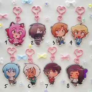 Mystreet Aphmau Keychains, Cute Anime-Inspired Keyring Set, Perfect Gift for Aphmau Fans