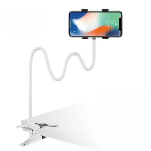 Universal Magnetic Phone & Tablet Holder Stand, Folding Tech Accessory with Curved Geometric Electroplated Rooster Airbag Design, Transparent Soft Silicone Shockproof Mount for Bedside & Desktop Use (Fits iPhone, iPad, Smartphones)