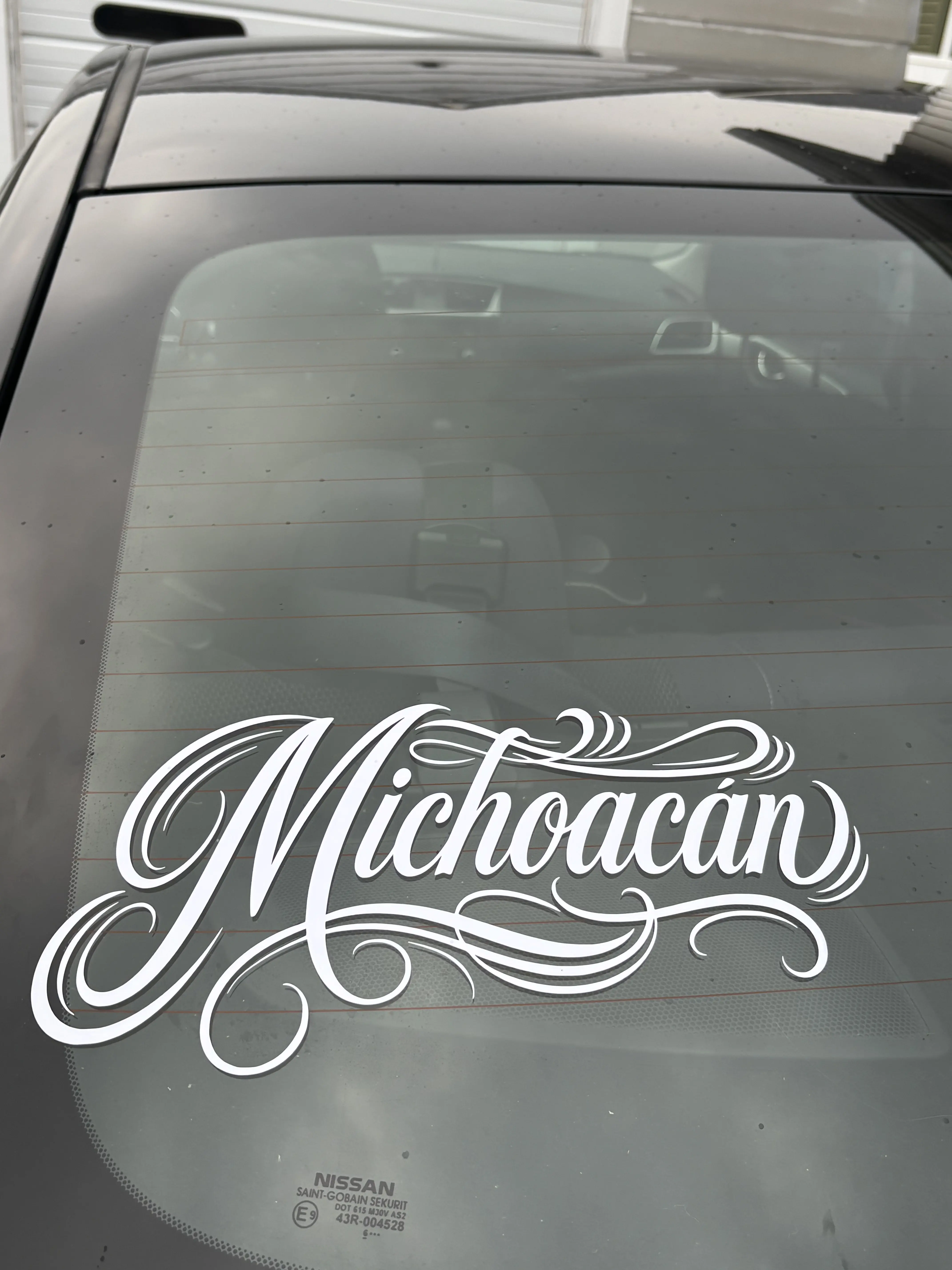 Mexico states car decals- script style vinyl stickers