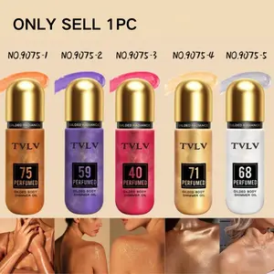 Aromatic Gold Body Glow Oil, Full-Body Moisturizing, Collarbone Shaping Highlighter, Radiant Luminous Shimmer, Body Luminizer, Shimmering Body Makeup, Suitable for Daily Use and Special Occasions