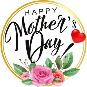 72PCS Happy Mother's Day Labels Stickers - 1.5" Floral Mothers Day Gift Tags Waterproof Mother's Day Label Stickers for Envelope Seals Gift Wrap Boxes Cards Party Favor Decorations