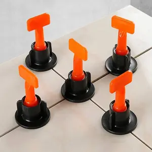 126pcs/set Reusable Tile Leveling System, Replaceable Needle Pin for Wall Floor Tile, Laying Leveler Spacer Wedge Crossers Tool, Locator Plier
