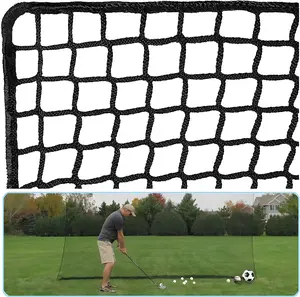 Golf Practice Net Golf Ball Hitting Netting（Net Only）, Heavy Duty Nylon Golf Sports Netting Barrier Nets 10X10Ft/10X15Ft/10X20Ft/10X25Ft/10X30Ft/10X40Ft powerfox
