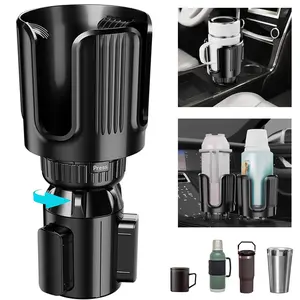 Car Cup Holder Expander with Adjustable Offset Base, All Purpose Cupholder Extender for car with Expandable, Univeral for Most Popular Large Travel Drink Bottles Hydro Owala Mugs etc