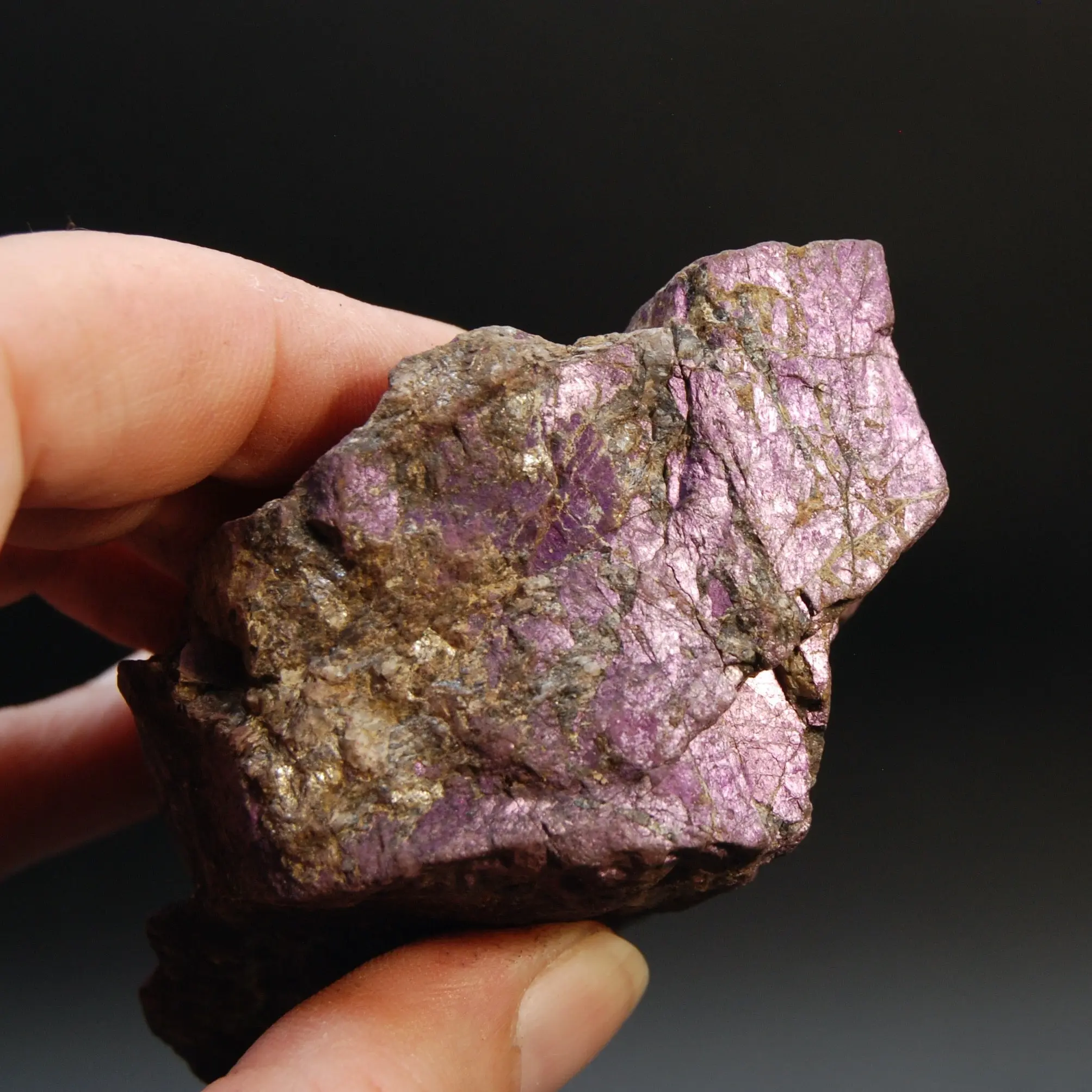 4in 277g Large Raw Purpurite Crystal, Heterosite Mineral Specimen, Namibia Africa b9