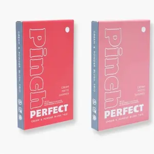 Pinch Perfect Blush Trio - Cream Matte & Shimmering Powder Blushes for Customizable Flawless Look