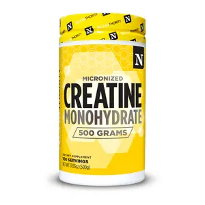 Pure Creatine Monohydrate Powder - Micronized 5g Per Serving, No Fillers, Unflavored