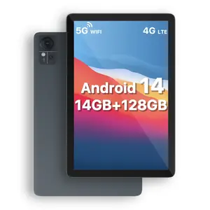 2026 Newest Android 14 Tablet 10 Inch Octa-Core Tablet, Dual 4G Cellular Tablet with 128GB ROM+14(8+6)GB RAM/512GB Expandable, 13MP+8MP Camera Tablet with GPS/5G WiFi/HD Display Black Friday Deal/ Christmas gift/ tablet on sale Smartphone Cellphone