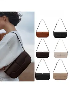 Women's Designer Bag, Single Shoulder Crossbody Light Luxury Large Capacity Underarm Bag, Stylish & Practical Handbag, Flap Crossbody Purse, Quilted Crossbody Bags