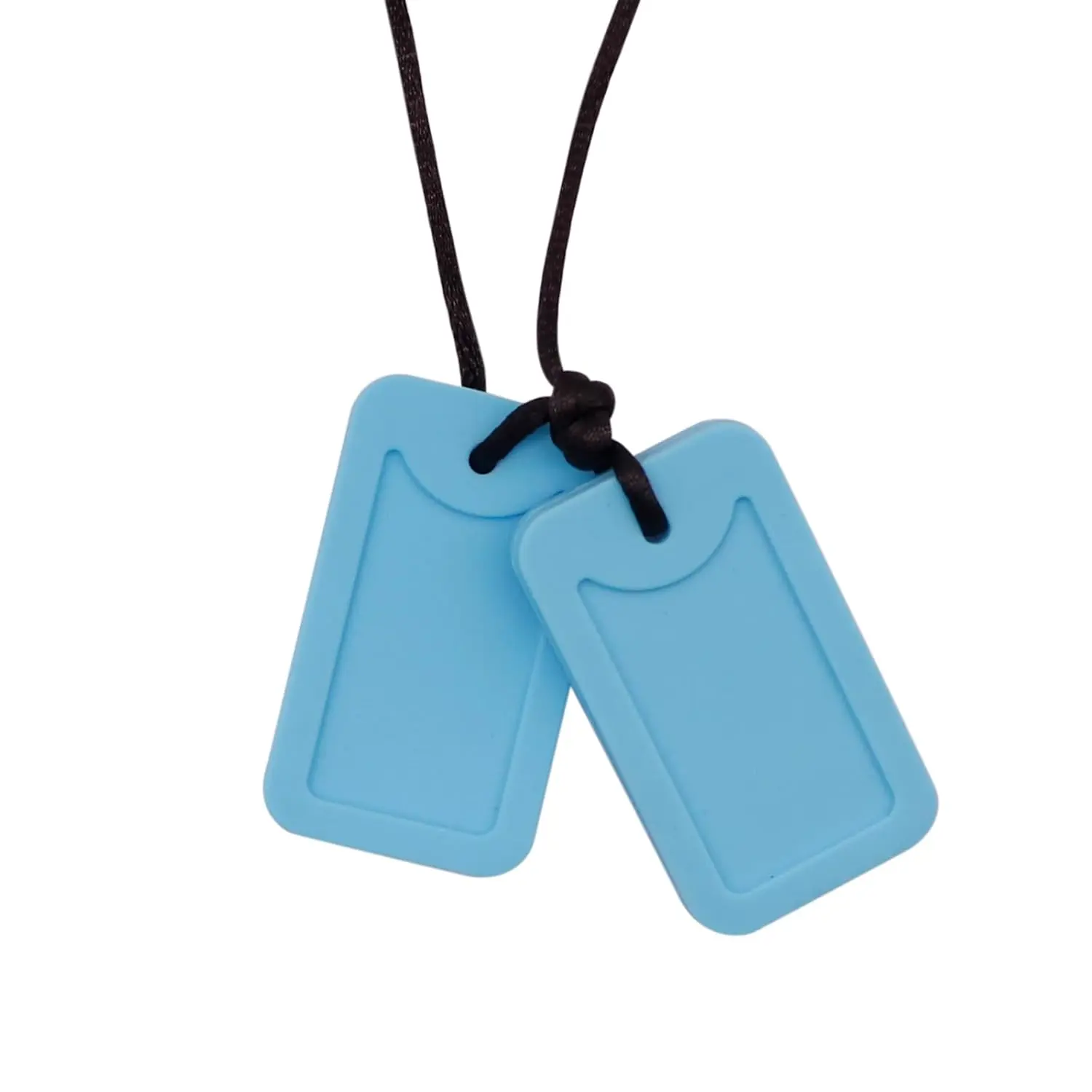 100% Food Grade Silicone Chewy Dog Tag Pendant Necklace - Unisex, Cute and Stylish Sensory Fidget Toy for Autism/ADHD Oral Motor Needs, BPA-Free, Car & Tractor Designs, Dishwasher/Freezer Safe, Ages 3+