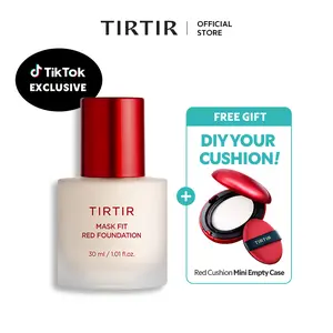 [TIRTIR Official] Mask Fit Red Foundation (1.01 fl.oz. / 30 ml) |  Makeup Cosmetic Concealer Hydrating Flawless Coverage