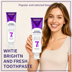 7-Pro BrighteningToothpaste I Purple Toothpaste NeutralizesYellow Tones I Enamel-Safe Formula I Long-Lasting Fresh Breath