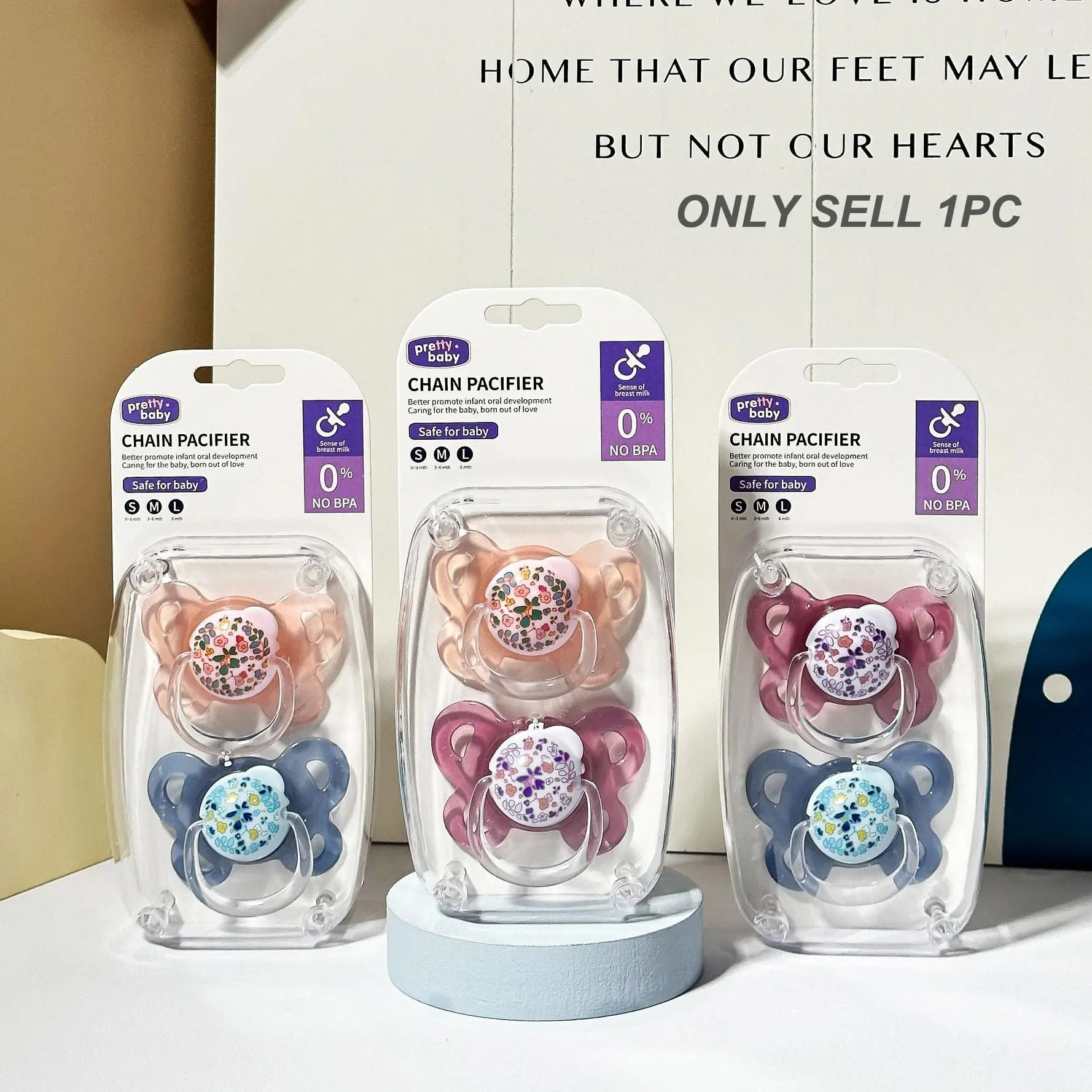 2pcs/pack Baby Pacifier Soother, Printed Soother for Day & Night Use, Easy to Clean, Perfect Gift for New Parents, Boy and Girl