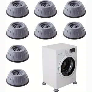 8 Pcs Shock and Noise Cancelling Washing Machine Support, Noise Reducing and Anti Slip Anti Vibration Rubber Washing Machine Feet Pads, Anti-Walk Dryer Washer Vibration Pads, Washing Machine Stabilizer