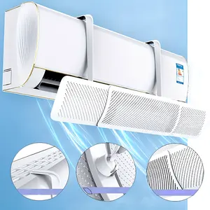 1pc Air Conditioning Deflector Keep Your Home Cool And Comfortable With This Easily Adjustable Portable Conditioner Wall Mount Universal Wind Screen Cover!