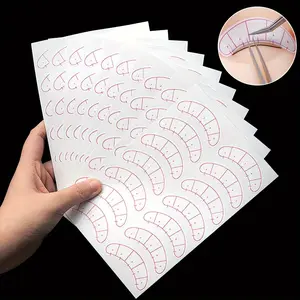 [Precision Lash Positioning] Hypoallergenic Eyelash Practice Stickers |   35/70 Pairs |   Precision Lash Positioning & Mapping Patches |   No Battery Required |   Durable Stickers