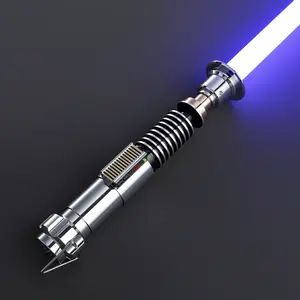 NeoPixel Luke Skywalker Lightsaber with 34 Sound Effects 92cm Light-Up Blade Rechargeable Handle Motion Control for Cosplay Parties Duels Sword