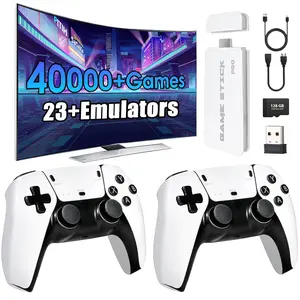 NEW Ultra Retro Game Console with 40,000+ Classic Games, Dual Wireless Controllers & Portable Emulator, Childhood Classic Game Stick Usb