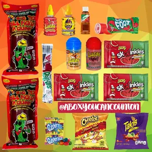 A Box You Can Count On Double Big Tex Chamoy Pickle Kit, 15 Piece Kit with Sweet and Sour Snacks