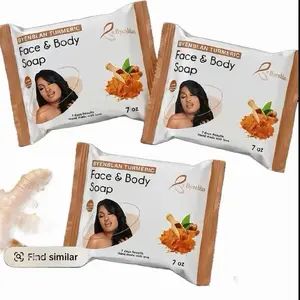 Byenblan Turmeric 3-Pieces Soap Set for Brighten & Balance - Complete Skincare Collection for Optimal Health and Wellness