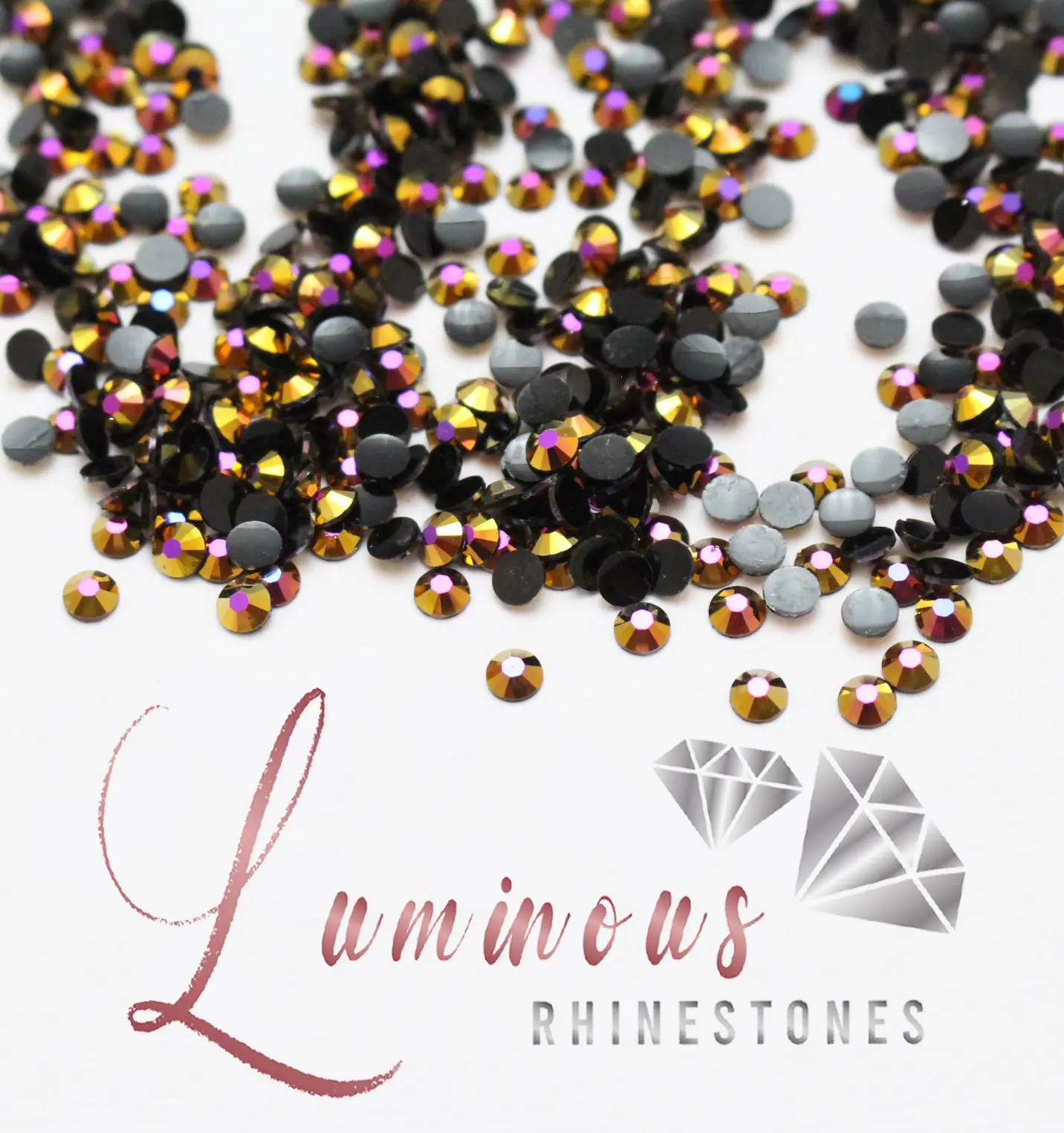 5mm Resin Rhinestones - 20,000pc - BULK - Choose your color!