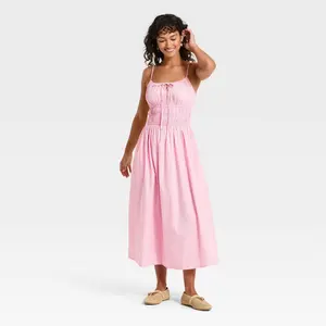 Women's Smocked Midi Dress - Universal Thread