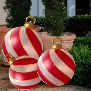 Giant Christmas Balloon Decorations - Durable Pvc, Perfect For Outdoor Holiday Parties, Garden And Pool Celebrations.