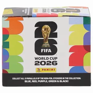 2026 Panini FIFA World Cup Soccer 25-Pack Sticker Box - U.S. Version