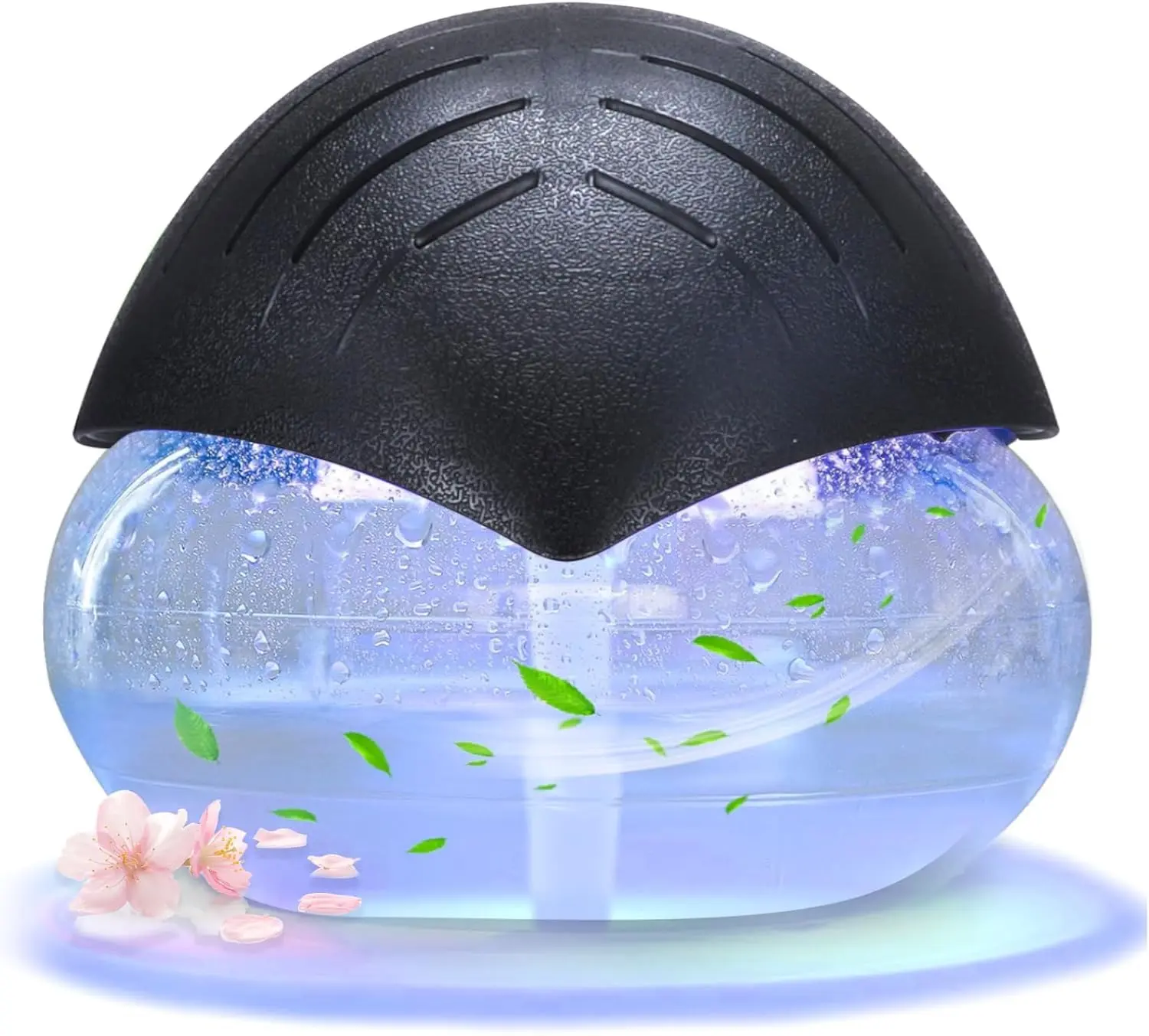 Water Based Air Purifier with Aromatherapy Diffusers, Humidifier, 7-Color LED Night Light, 1L Large Capacity, Rainbow Air Washer for Home Smoke & Pet Odors
