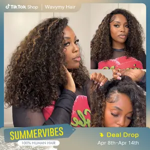 [3 IN 1 HALF WIG] Wavymy Water Wave Half Wig Seamless Flip Over Wig Beginner Friendly No Lace No Glue 100% Human Hair #SummerVibes