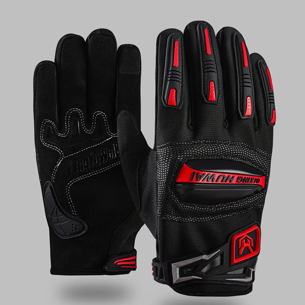 Men's Winter Motorcycle Gloves, Dirtbike Gloves, Motocross Gear, Windproof Warm Cycling Gear, Waterproof Anti-Freeze Rider Protection, Durable Crash-Proof Motorbike Mitts