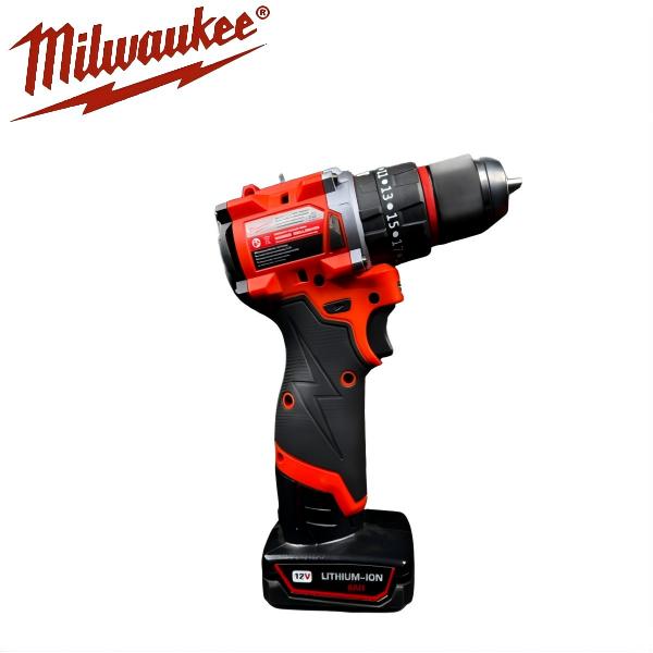 Milwaukee M12 Sub‑Compact 10mm Brushless Drill/Driver, 0-470 / 0-1,650 RPM, 45 / 60 Nm Max Torque, 13‑Clutch Settings, 10mm Metal Chuck, For Tight Space Drilling And Fastening tool