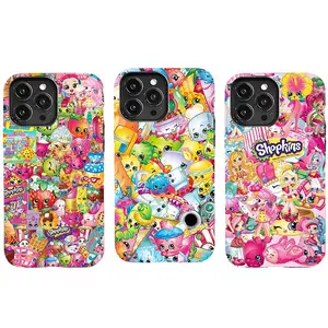 Colorful Shopkins Phone Case | Fun Foodie Characters Suitable for iPhone 17-11 Pro Max/Plus and  Samsung Galaxy S23-25