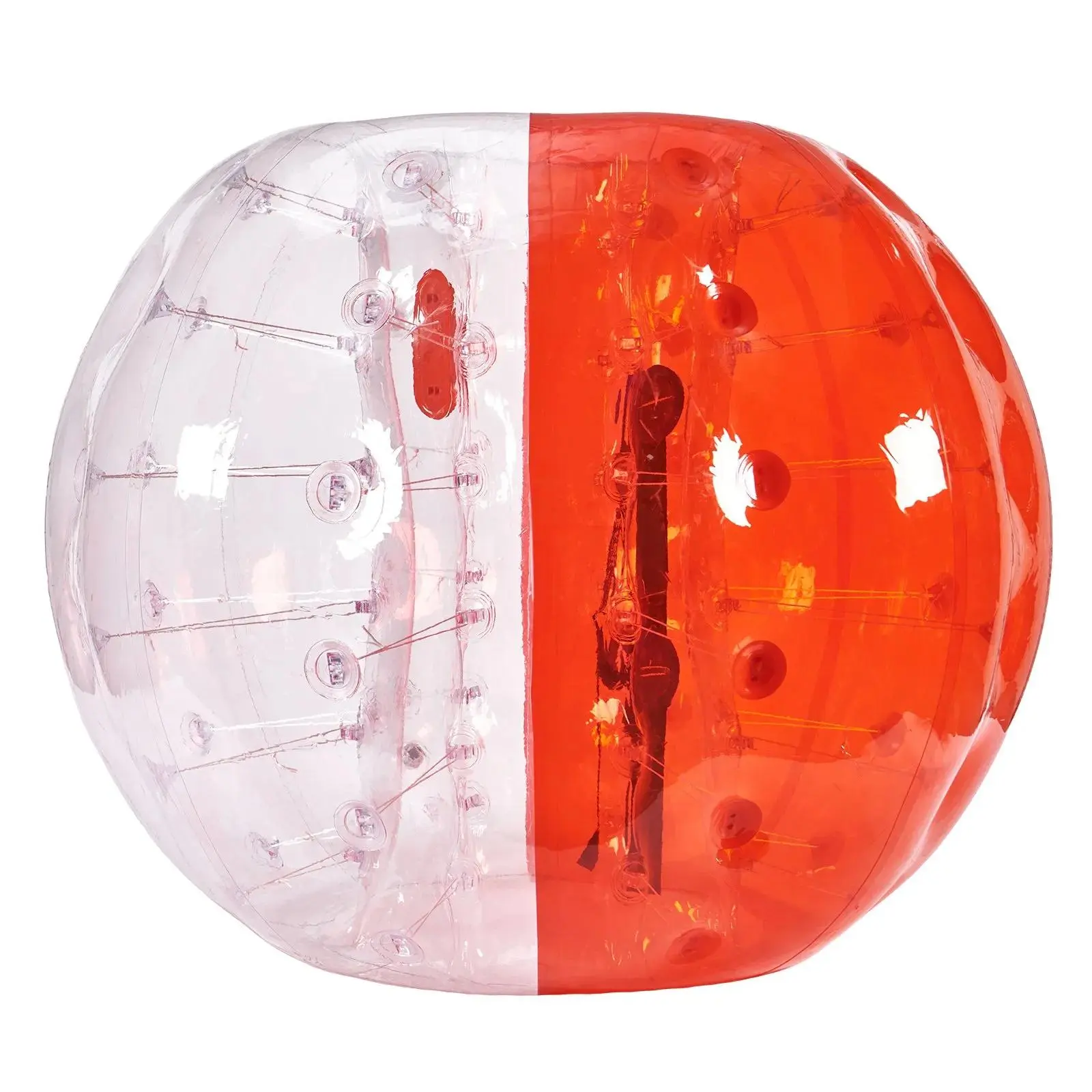 【Summerfinds】VEVOR Inflatable Bumper Ball 1-Pack,  5FT/1.5M Body Sumo Zorb Balls for Teen & Adult, 0.8mm Thick PVC Human Hamster Bubble Balls for Outdoor Team Gaming Play, Bumper Bopper Toys for Garden, Yard, Park