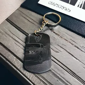 Dodge Demon Engraved key chain