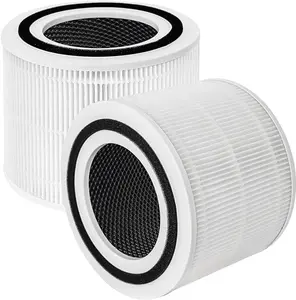 Core 300 Replacement Filter for Levoit Air Purifier Core 300-rf Core 300s, 3-in-1 Pre, H13 True HEPA, Activated Carbon Filtration System, Pack of 2
