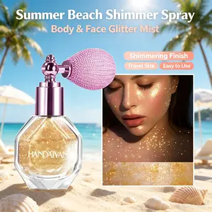 Shimmer Magic Glitter Spray – Shiny Lightweight, Long Lasting, Nozzle Design, Perfect for Hair, Skin, Body, Face, Clothing Makeup Cosmetic for Women & Girl
