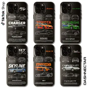 Legendary Race Car Phone Case Collection, All Street Racing Cars Movie Phone Cover, Muscle Tuner Cars For 17 Air Pro Max