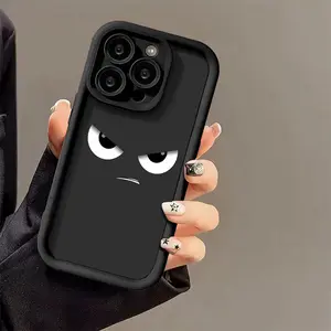 Creative Funny Angry Expression Design Phone Case for iPhone17/16 pro/15 pro max/14/13 12 pro air