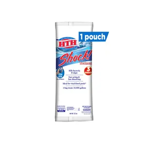 212 MAIN HTH 80783 13.3oz Granule Pool Shock - Pack of 18, Disinfectant Clarifying Pool Treatment Container for Aquatic Fitness Equipment Maintenance