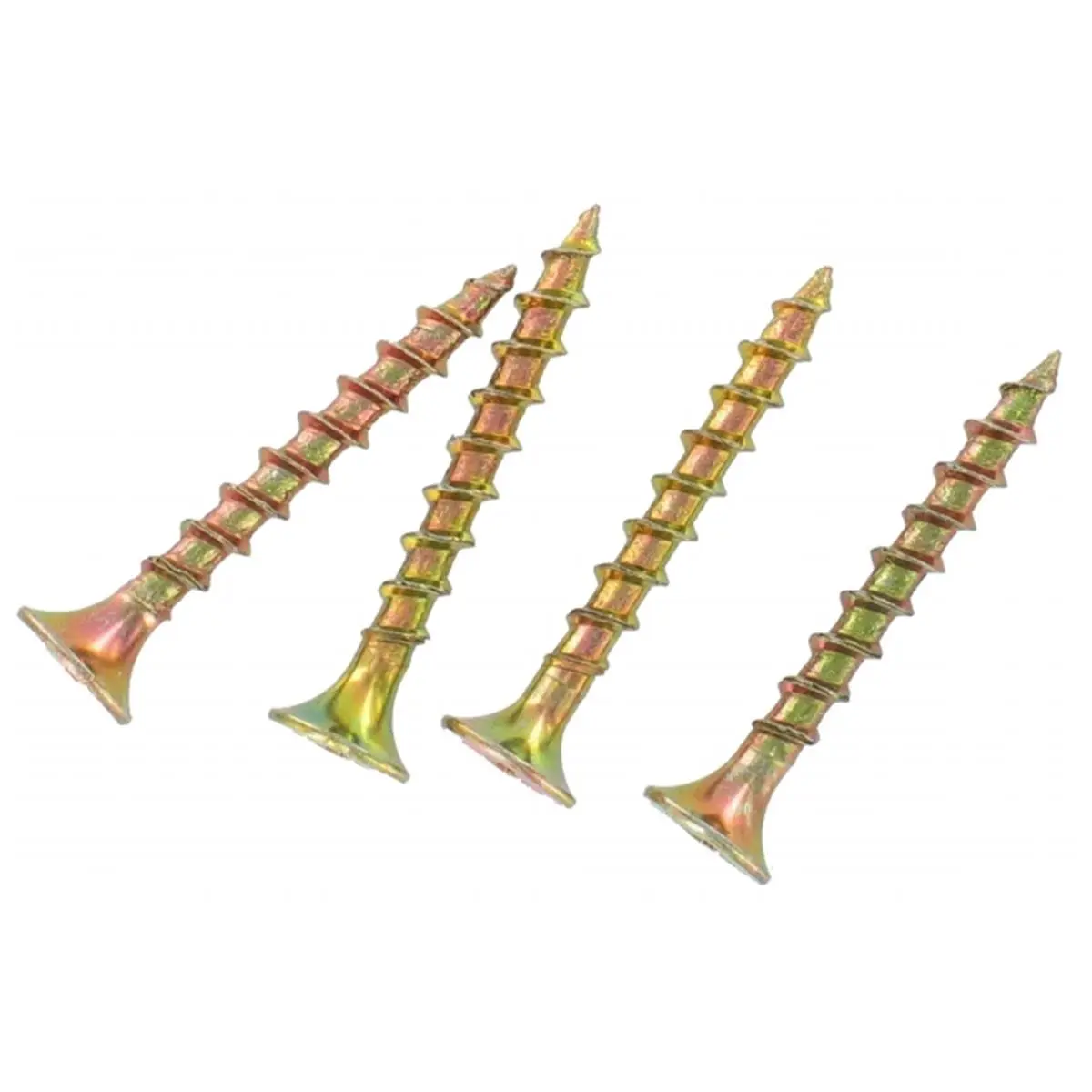 212 MAIN Gold Zinc Coated Construction Screws, 1-.63in Size, for General Construction & Wallboard Fix, 158GS5
