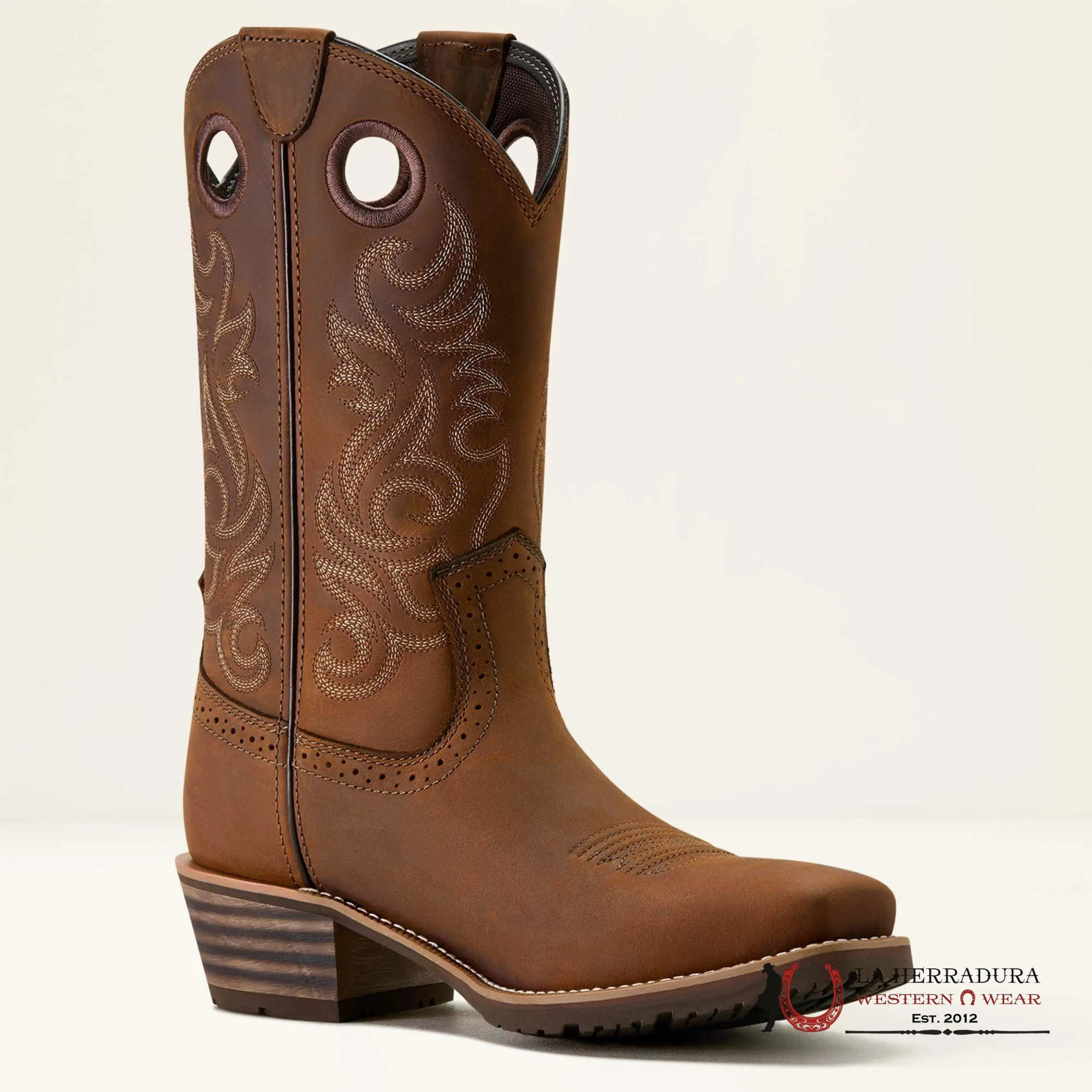 MEN ARIAT BOOT HYBRID ROUGHSTOCK SQUARE TOE 10064046