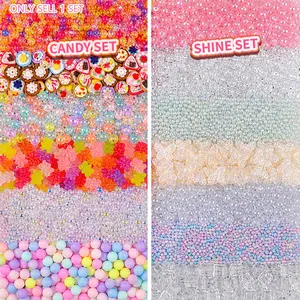13 Types Bead Accessories, DIY Bead Supplies, Perfect for Handmade Slime, Craft Materials, Essential Bead Add-Ons for Creative Projects